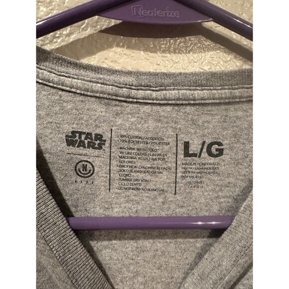 Neff Star Wars Disney Baby Grogu Mandalorian Graffiti Art Graphic Tee Sz L - Picture 4 of 5